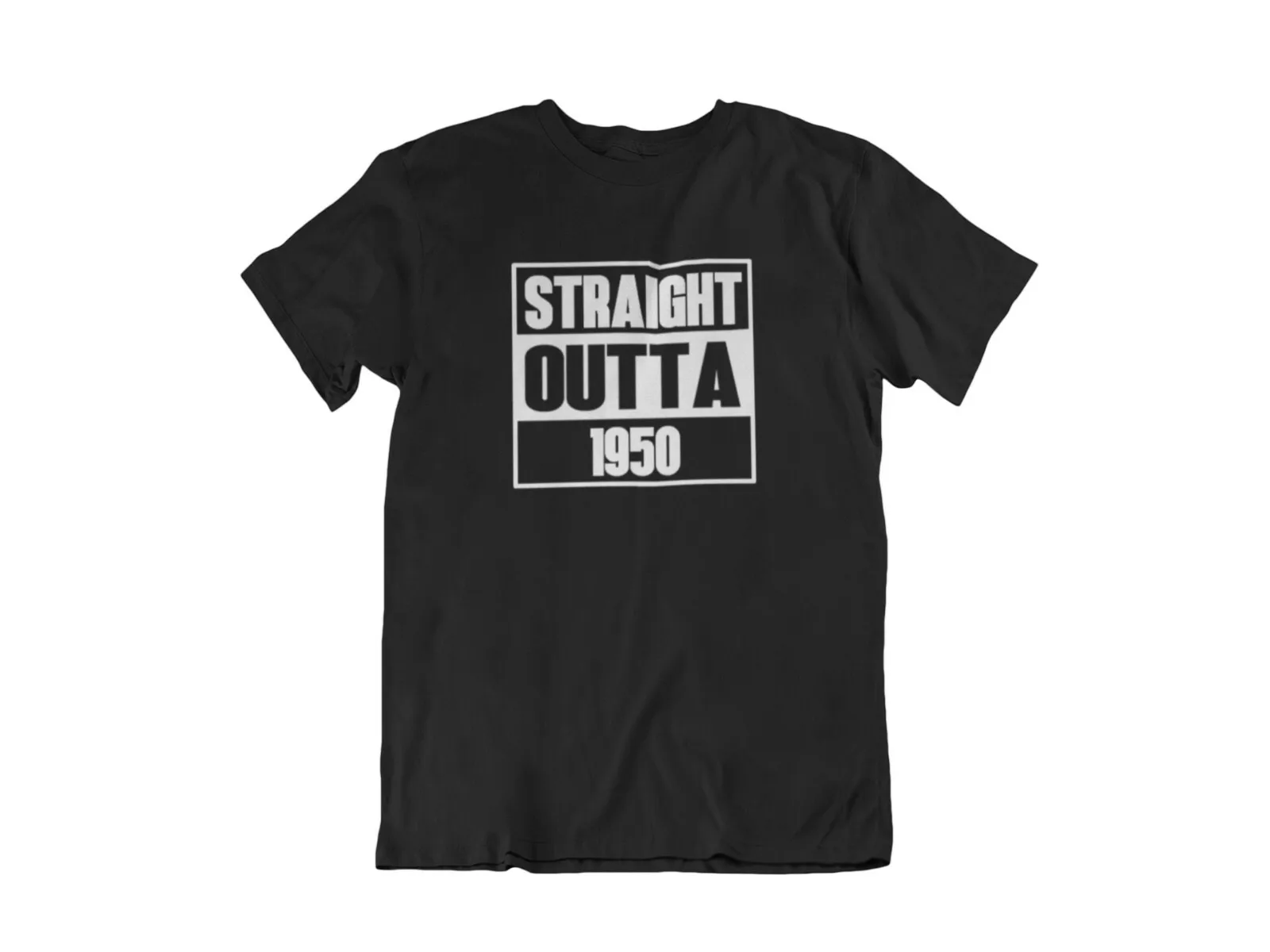 Футболка Straight Outta 1950, подарок на 73 год рождения, футболка Футболка Straight Outta 1950, подарок на 73 год рождения, футболка