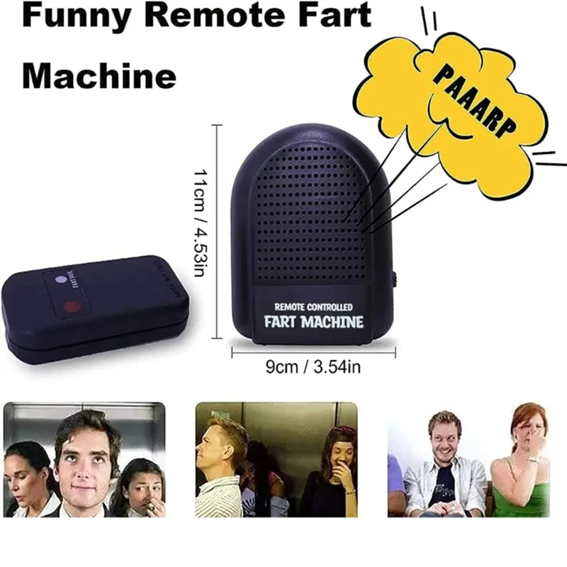 ABZW Funny Fart Sound Generator Portable Prank Device Simulated Fart Sound Player