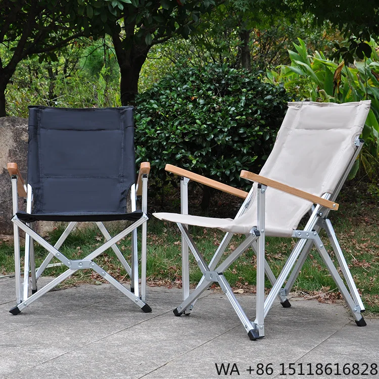 Camping Chair Lightweight Aluminum Foldable  Compact Travel Seat Outdoor Chair with Aluminum Handle for Hiking Picnic School