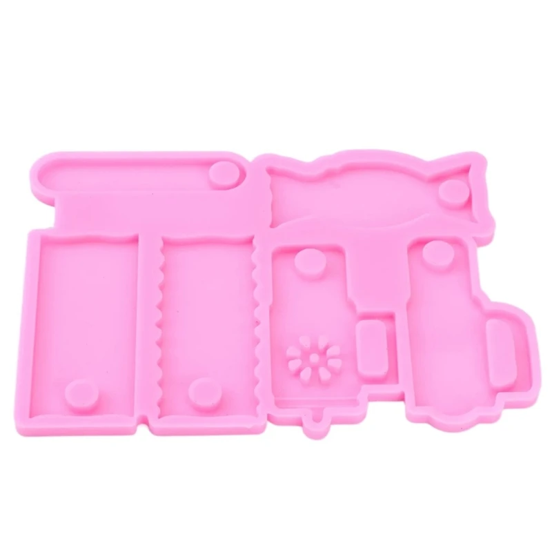 Name Plate Resin Molds for Cup Lid Nameplate Silicone Molds Epoxy Casting Name Mould Handmade Craft