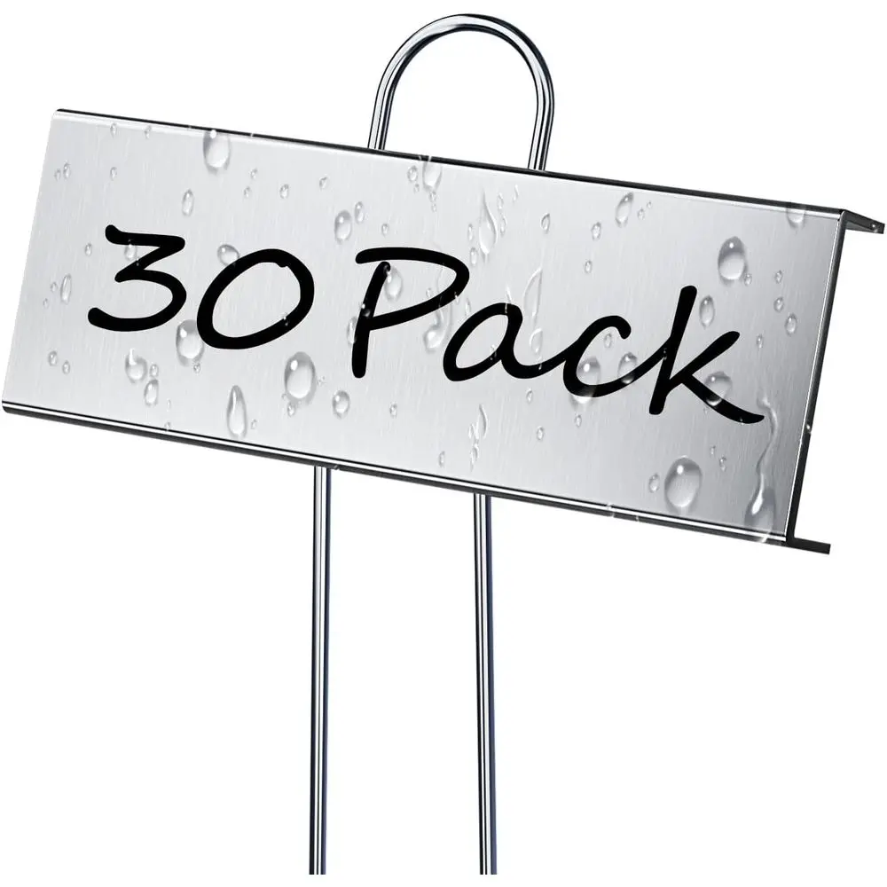 

30 Pack Metal Plant Labels Outdoor Garden Waterproof Plant Markers, Labels Garden Markers Seedlings Herbs Vegetable Greenhouse G