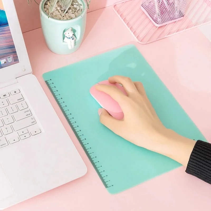 A4 Multifunction Student Drawing Writing Desk Pad Silicone Cushion School Exam Placemat Non-Slip Waterproof Table Mat Mouse Pad