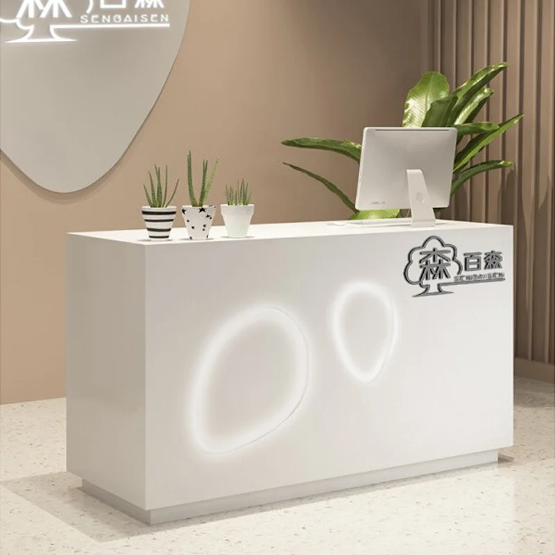 Paint checkout page Bar reception desk Clothing store Barber shop Milk tea shop Beauty salon checkout page Bar table