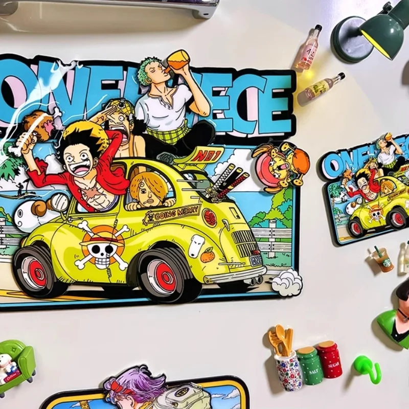 

Аниме 3D магнит на холодильник цельный Луффи Зоро Усопппер Робин аниме периферийные устройства домашний холодильник декоративные украшения