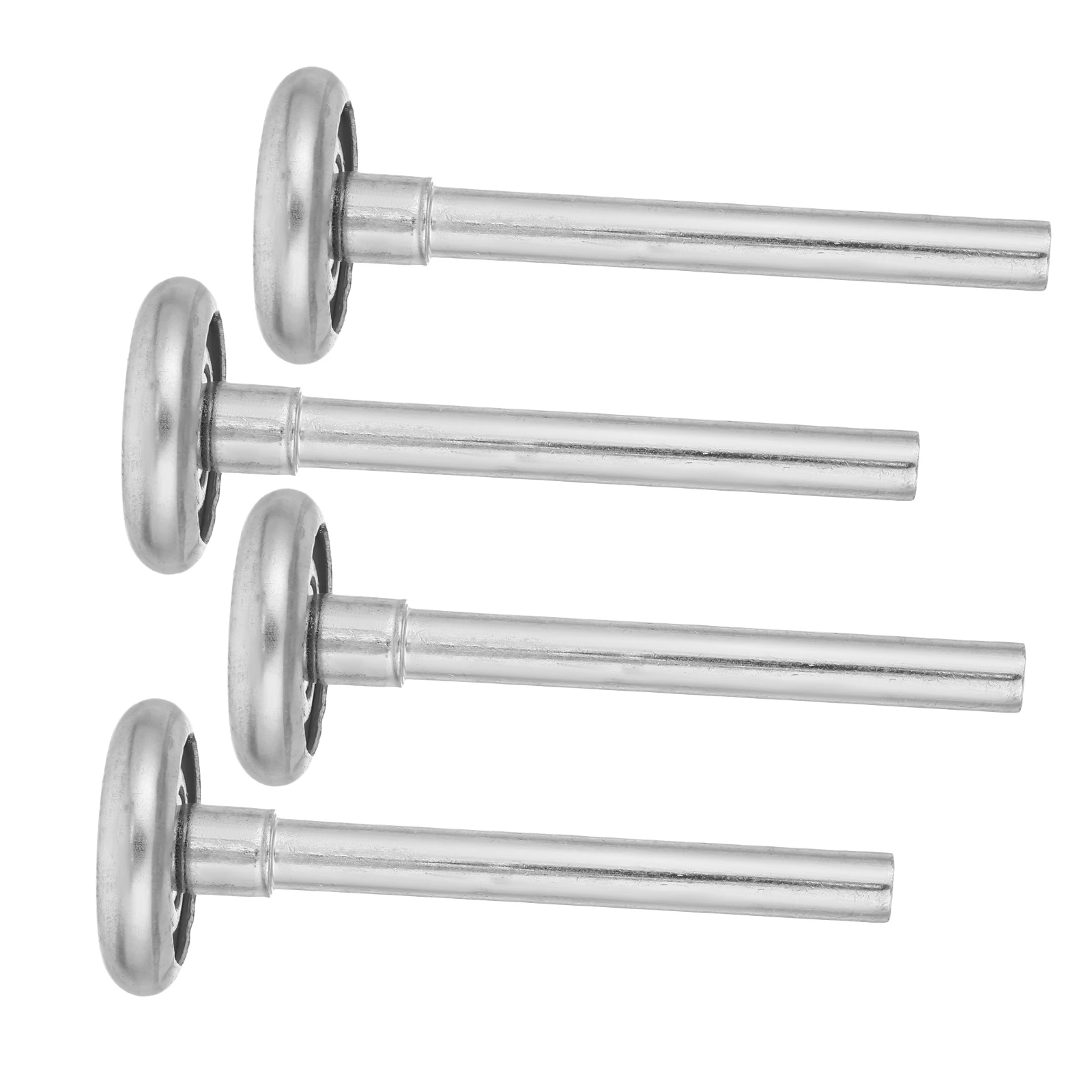 

4Pcs Garage Door Roller Silent Heavy Duty Bearing Wheel Iron Pulley Replacement Set Smooth Sliding Track Hardware Kit