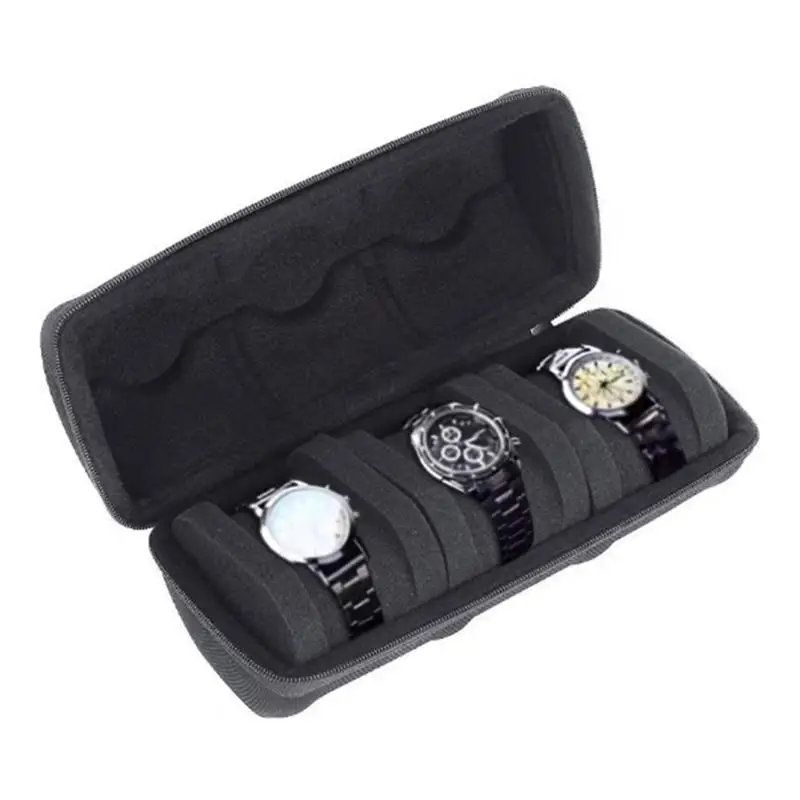 Watch Holder Box EVA Watch Protective Pouch With Zipper For Organization Sports Watch Storage Case For Apartment Traveling Home