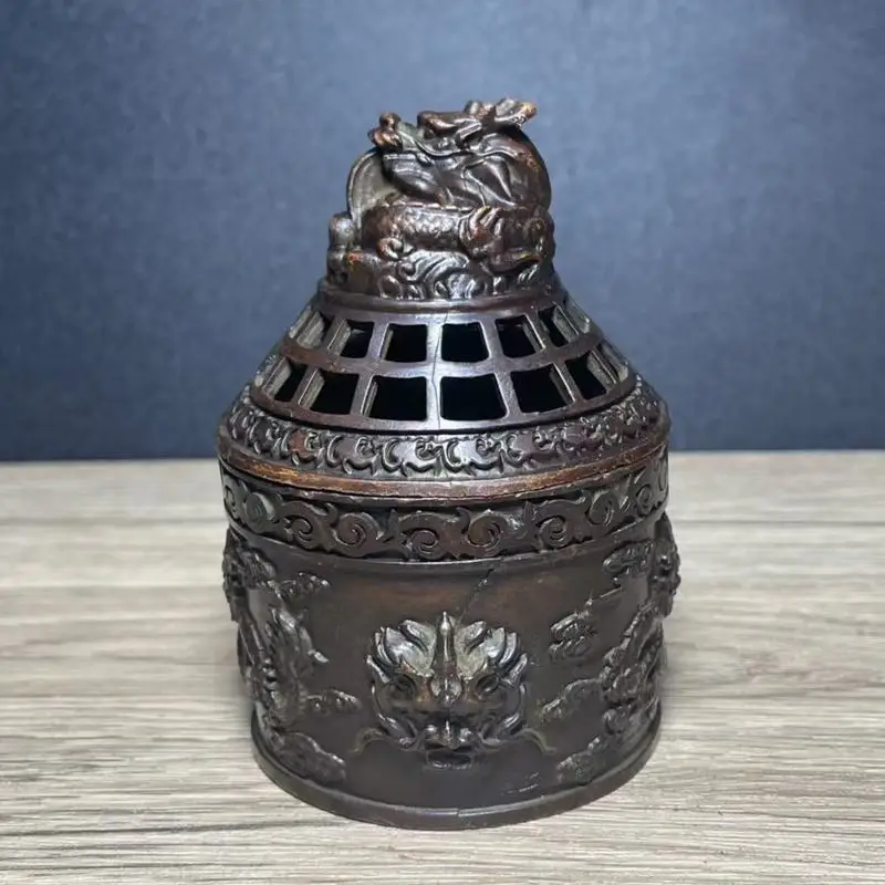 Household indoor faucet-shaped , decorative piece, mini teapot burner, alloy copper small incense bu