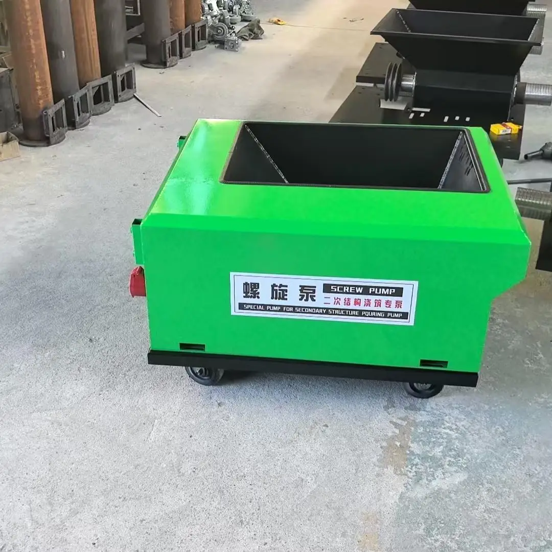 CE Certified Small Concrete Pump 380V/220V Portable Secondary Structure Grouting Pump for Residential Building & Renovation