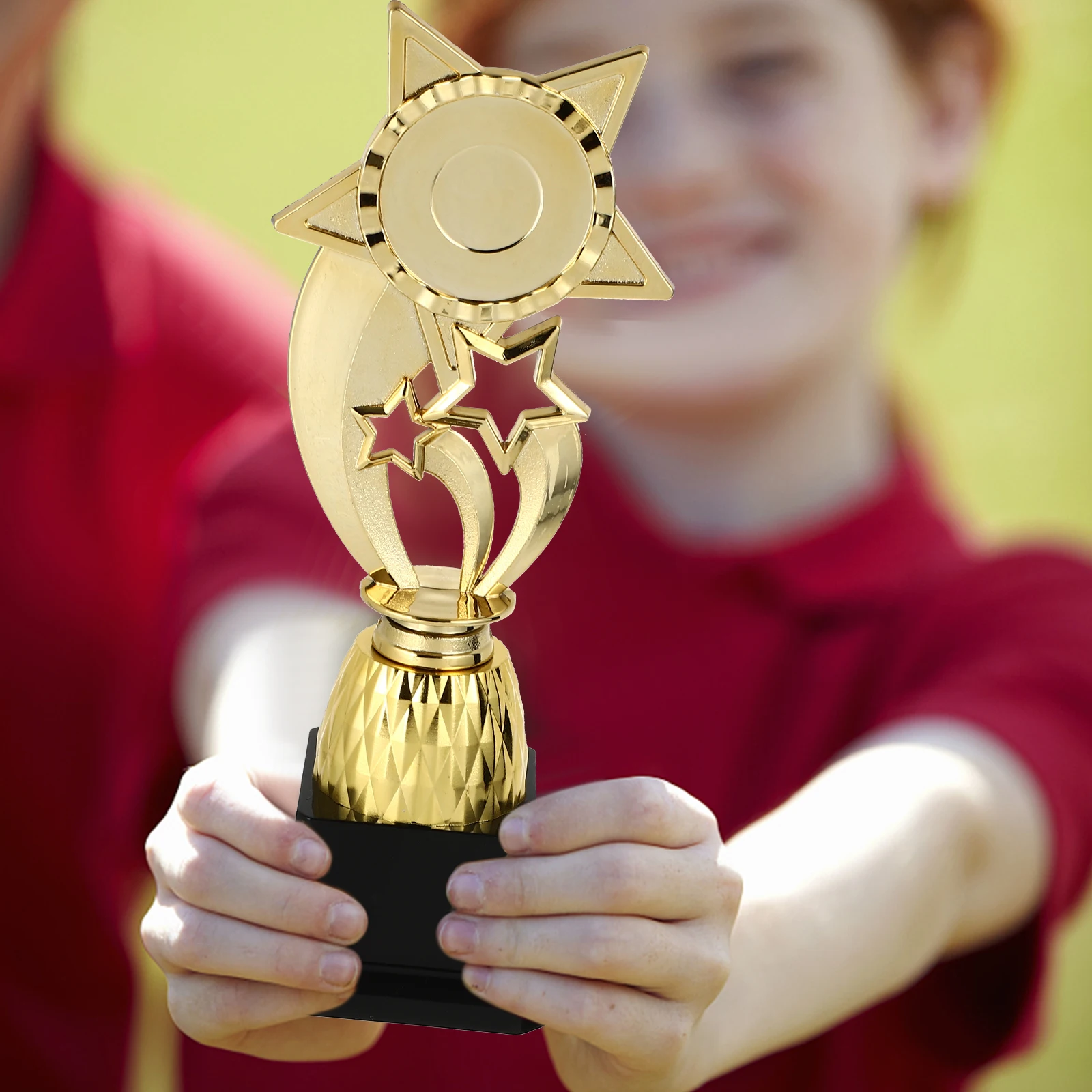 

Plastic Children's Trophy Award for Competition Parties Desktop Decorative Star Prize Kids Reward Accessory Creative Vivid