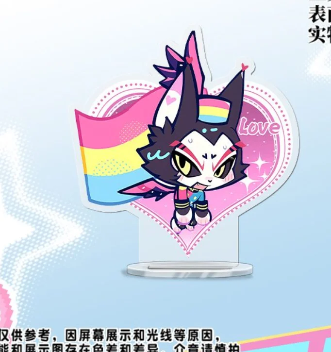 Anime figure Charlie Alastor Angel Lucifer Adam cosplay Acrylic Stand Model Plate Desk Decor Standing Sign Desktop Xmas gift - view 4