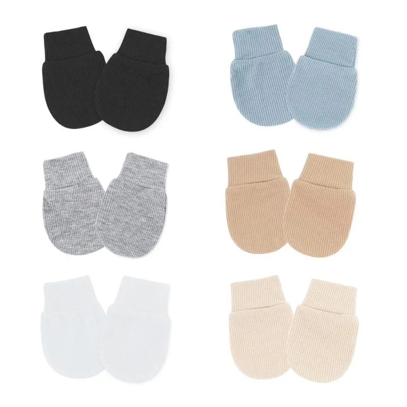 Guanti in cotone J15U Guanti per neonati Guanti per neonati Guanti per bambini per ragazzo ragazza 0-1 anno