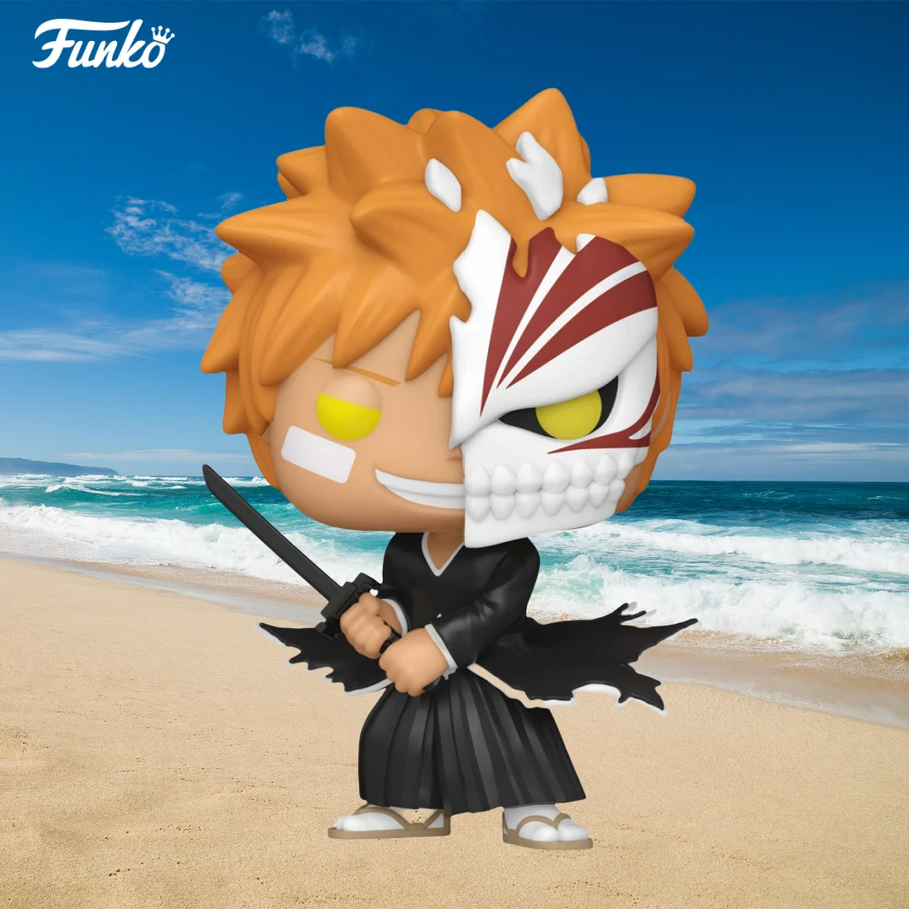 

Funko Pop Ichigo Kurosaki (Half Mask)1828 Figure 4.5inch Anime Bleach Vinyl Figures Collectible Limited Edition Model Toy Gift
