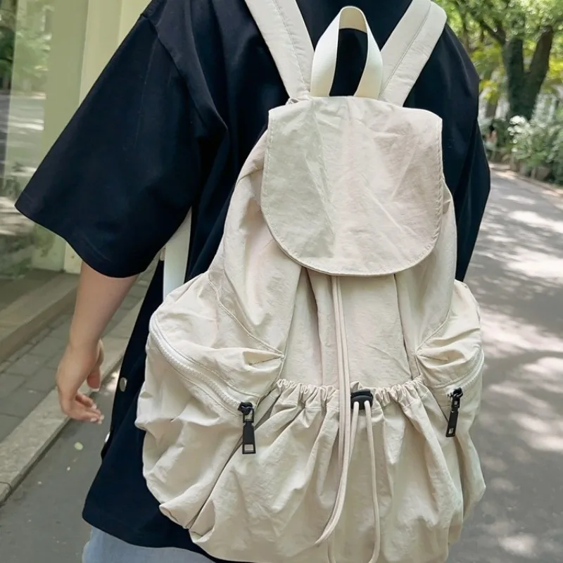 Men's folding backpack, suitable for hiking, traveling, and outdoor exploration, with large capacity for easy storage