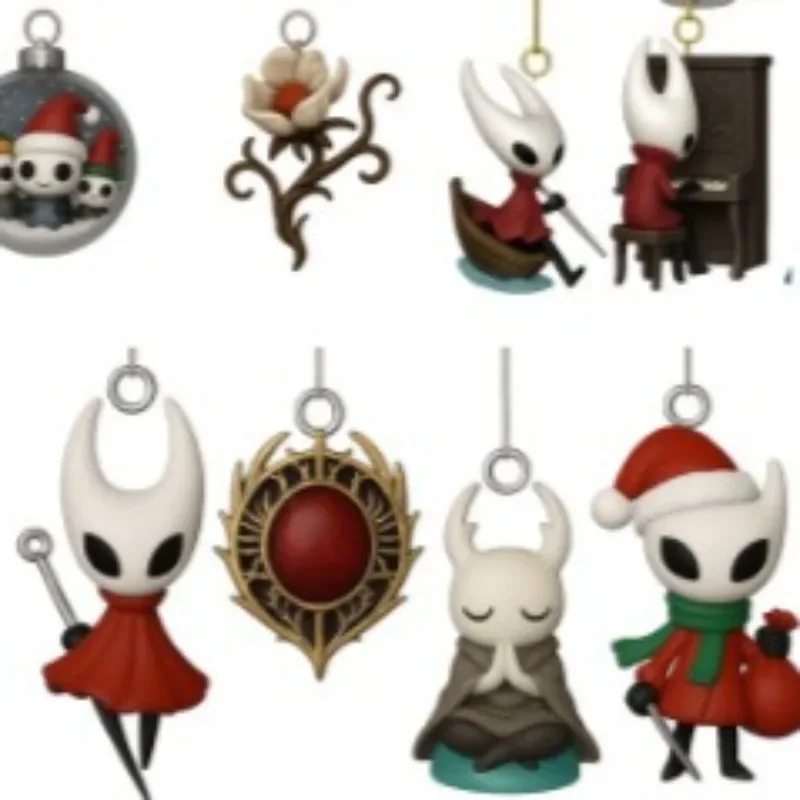 Hollow Knight Adventskalender, Anime-Actionfiguren, Atmosphäre, dekorativ, Cartoon, Neujahr, 24 Tage, Countdown, Überraschungsbox, Geschenke