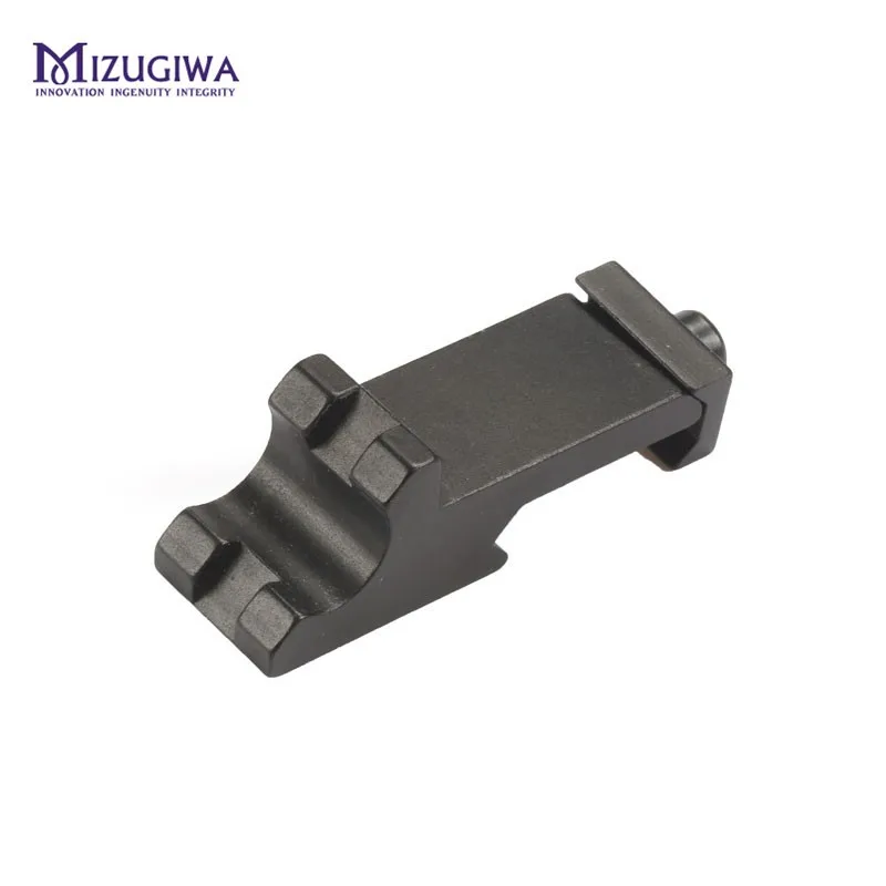 MIZUGIWA Tactical 45 Degree Angle Offset Side Adapter RTS 20mm Picatinny Laser Scope Rail Mount