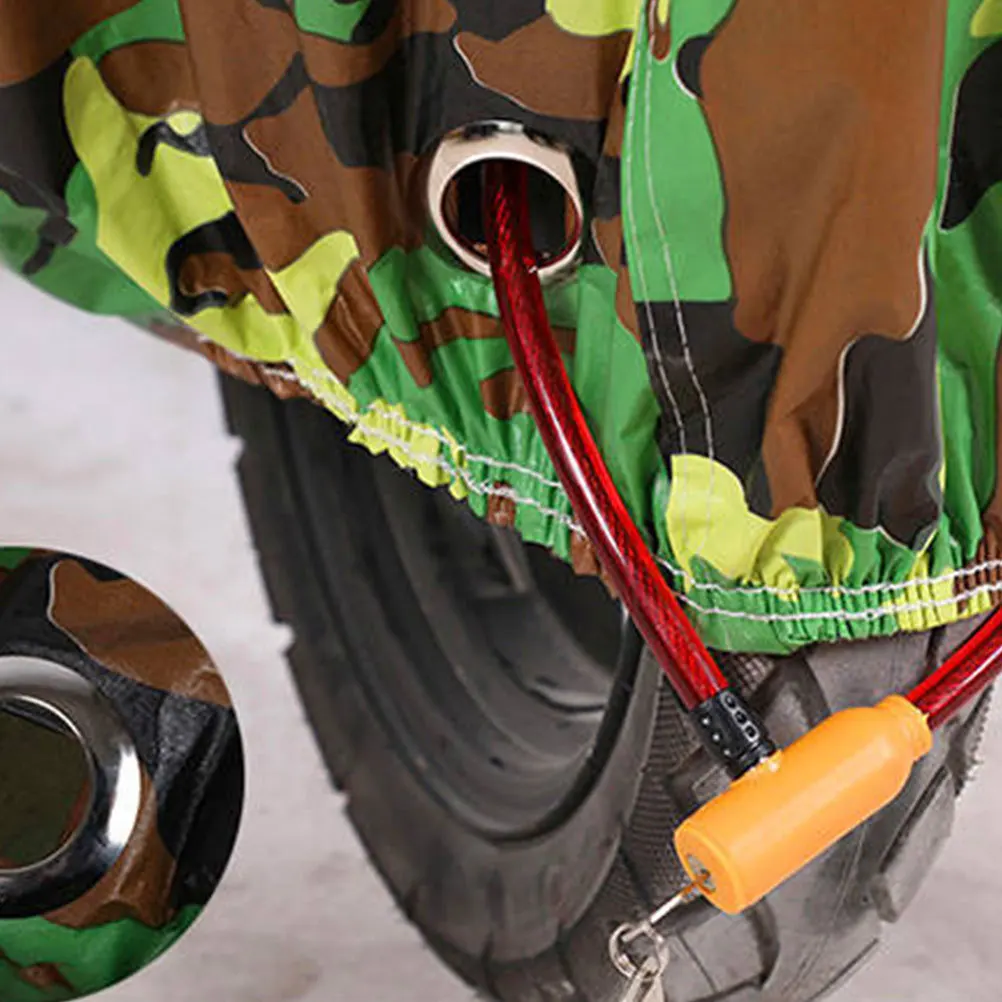 

Motorcycle Cover Green Camouflage Waterproof Windproof Rain Snow Protector For Bike Scooter Motorbike Outdoor Shelter