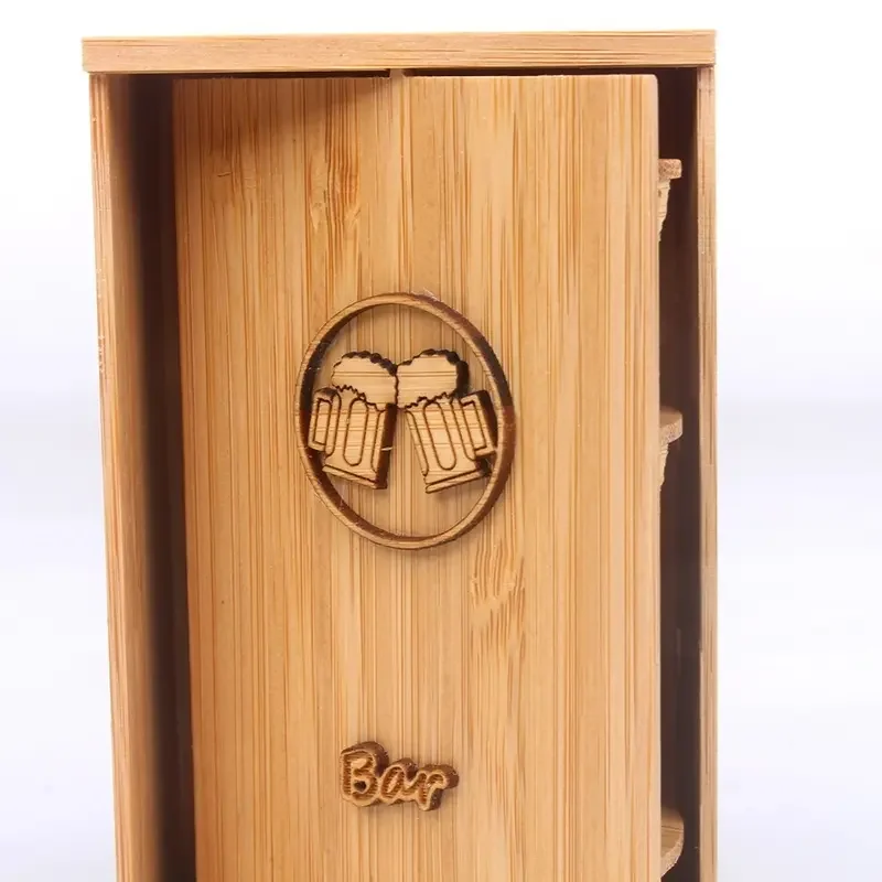 Miniature wooden simulation food game mini room set Dollhouse doll house play house scene ornament
