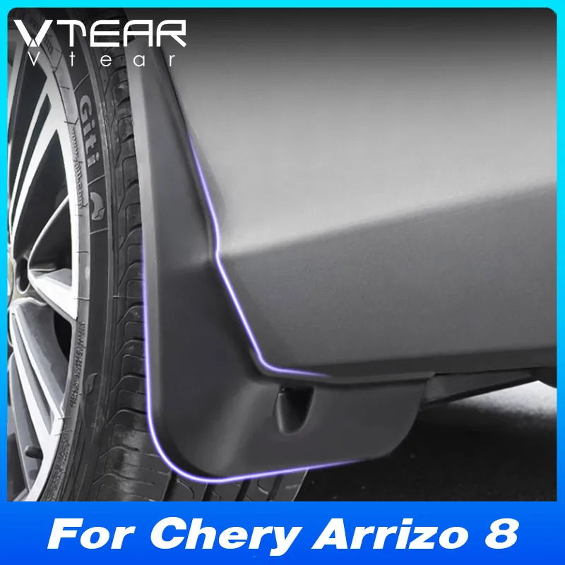 

Vtear Car Mudguard Fender Wing Cover Decoration Exterior Tire Splash Accessories Anti Dirty Trim Parts For Chery ARRIZO 8 2024