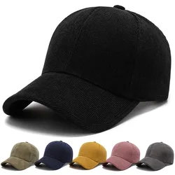 Boné de beisebol de veludo sólido, Hard Top, Boné Snapback, Osso, Chapéu de pai, Casual, Outono, Inverno, Marca