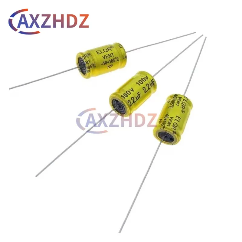 

10PCS NP Axial Horizontal Electrolytic Capacitor 100V 1uF 1.5uF 2.2uF 3.3uF 4.7uF 5.6uF 6.8uF 10uF 22uF 33uF 47uF 68uF 100uF