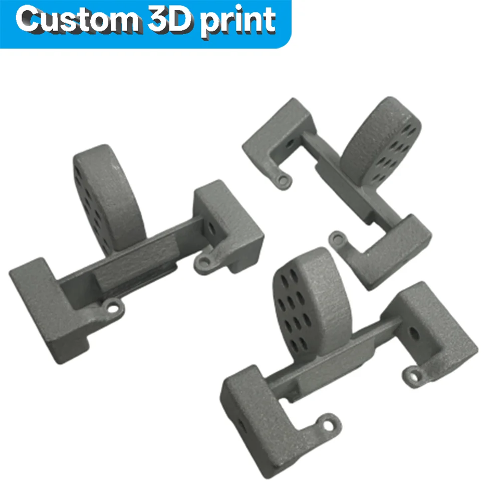 Custom Aluminum Sheet Metal 3D Printing Matte Powder Satin Finish Lightweight Metal Printing Heat-Treated Titanium Alloy Stainle
