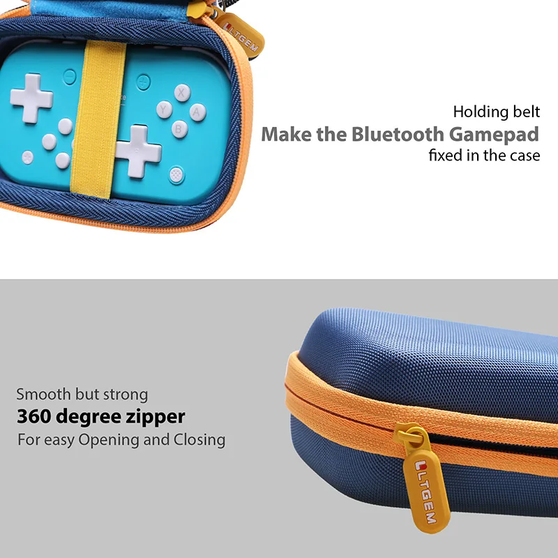 LTGEM EVA Hard Case für 8BitDo Lite 2 Bluetooth Gamepad Reise Durchführung Lagerung Tasche