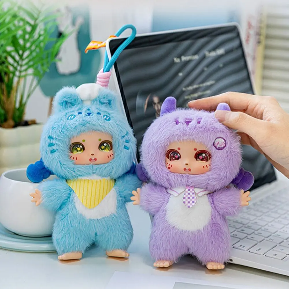 Série animal de cores brilhantes brinquedo de pelúcia macio huggable design animais de pelúcia chaveiro vinil dos desenhos animados estatueta de vinil bonecas