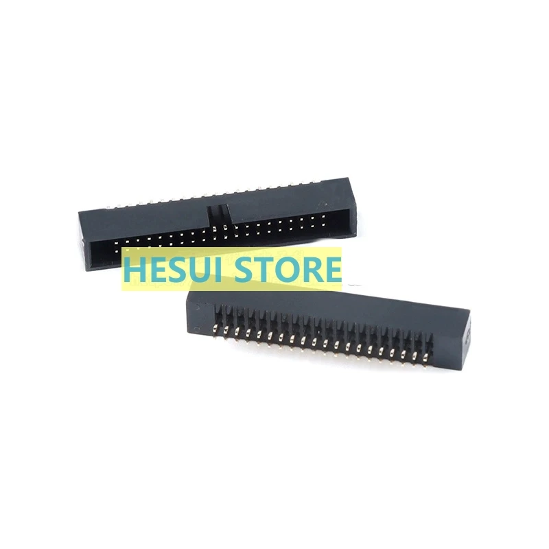 DC3-6/8/10/12/14/16-50P دبوس مستقيم 1.27 مللي متر تباعد بسيط القرن المقبس IDC موصل الأسلاك محطة كتلة وموصل