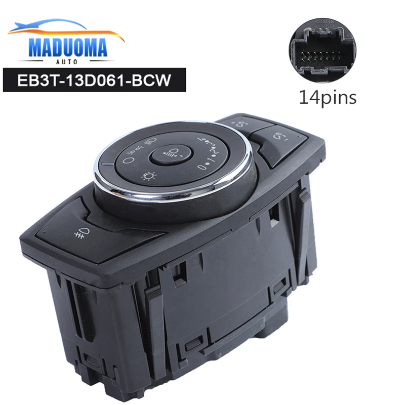 New Headlight switch EB3T-13D061-BCW EB3T13D061BCW DG9T-13D061-JEW EB3T-13D061-ECW  For Ford