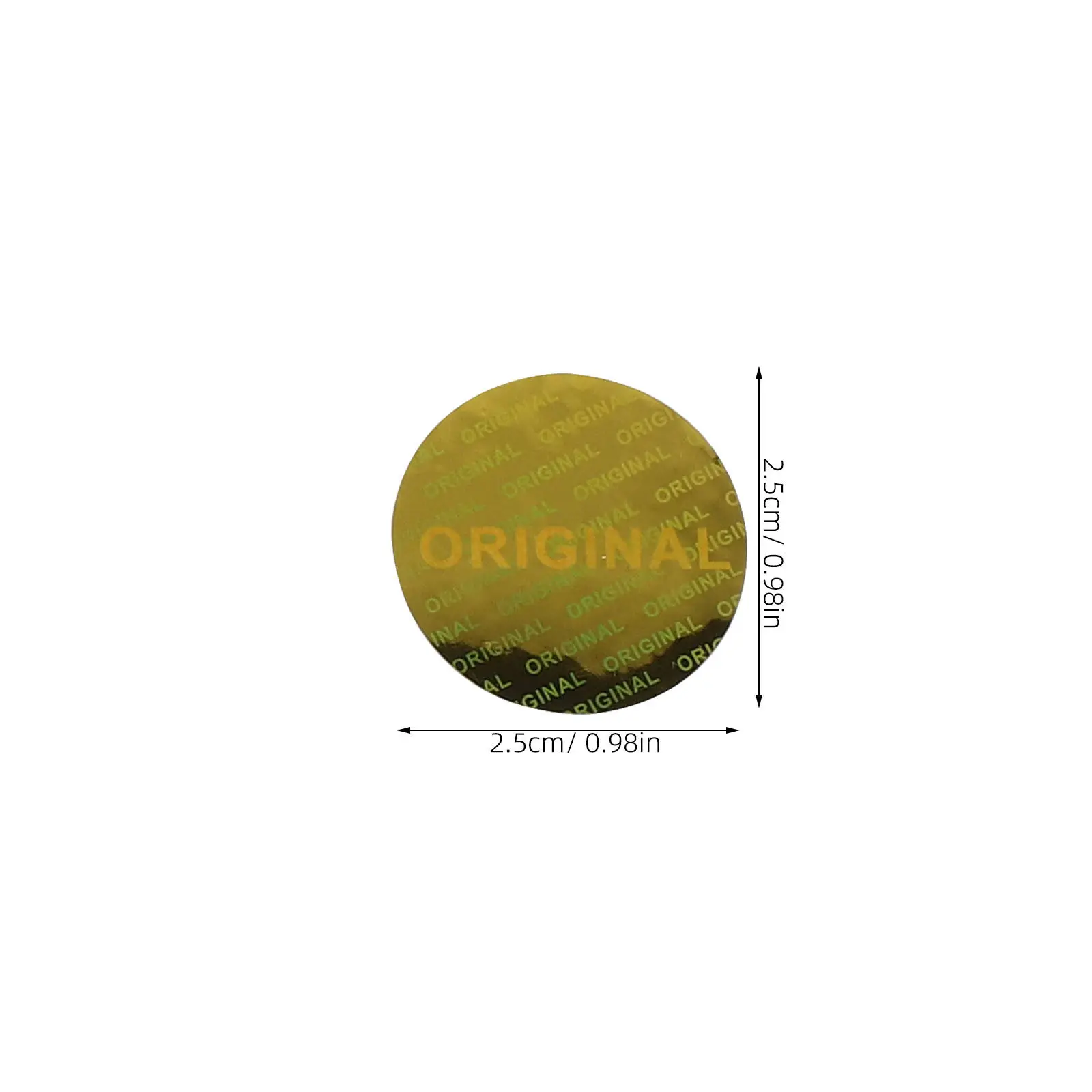 500Pcs Anti-Counterfeiting Tamper Proof Labels Holographic Stickers Business Security Seal Originality Verification Self view 2