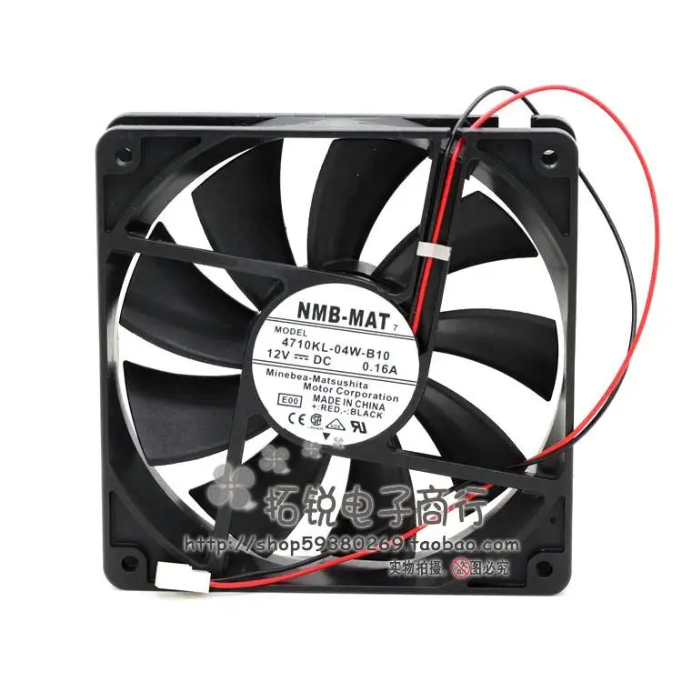 

NMB 4710kl-04w-B10 12025 12cm 0.16a Silent Case Double Ball Fan