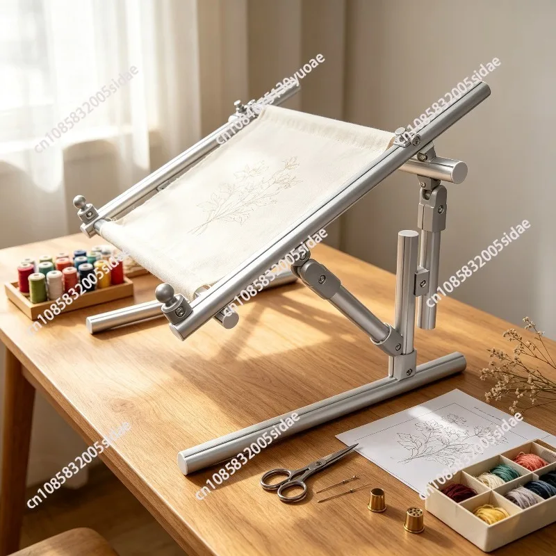 Aluminum Alloy Cross Stitch Embroidery Special Shelf Ratchet Cloth Stretch Universal Bracket
