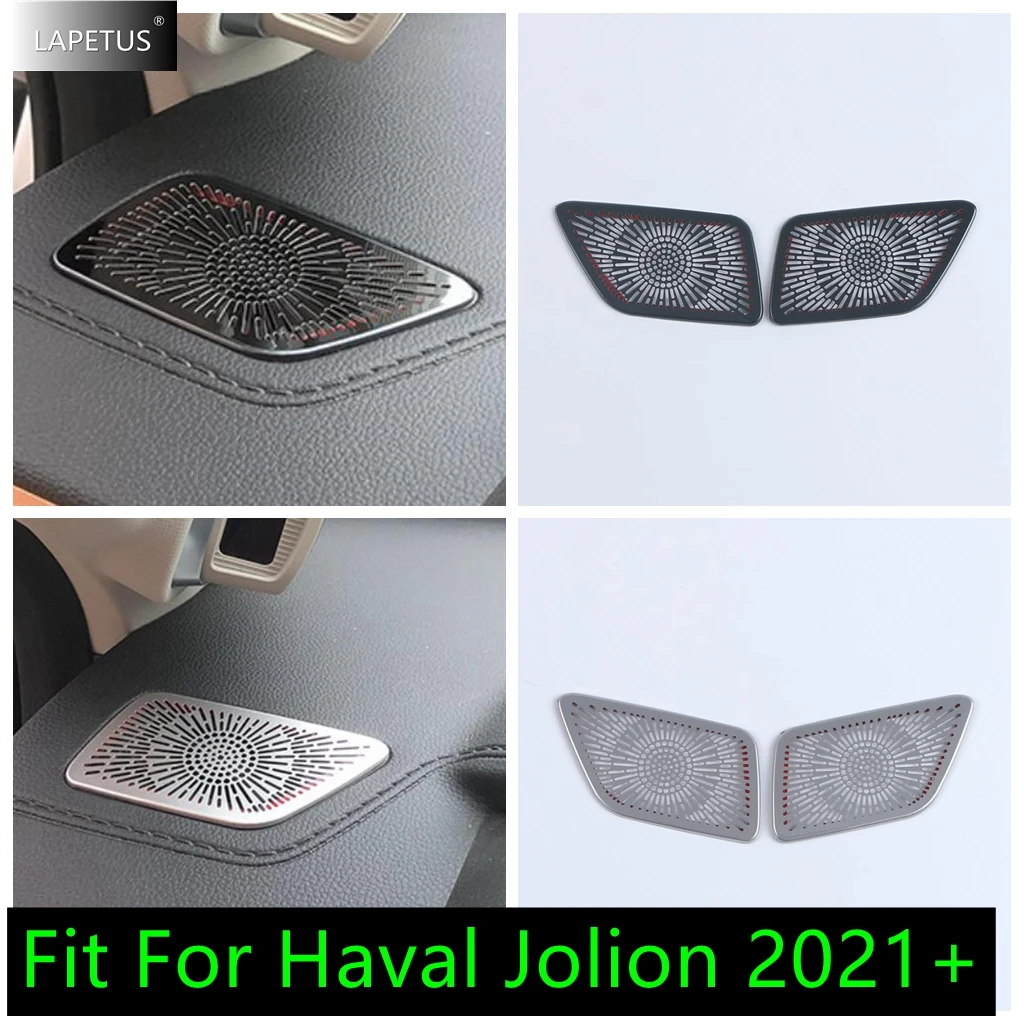 

For Haval Jolion 2021 - 2024 Stainless Steel Car Dashboard Air AC Conditioning Vent Outlet Decor Panel Cover Trim Accessories