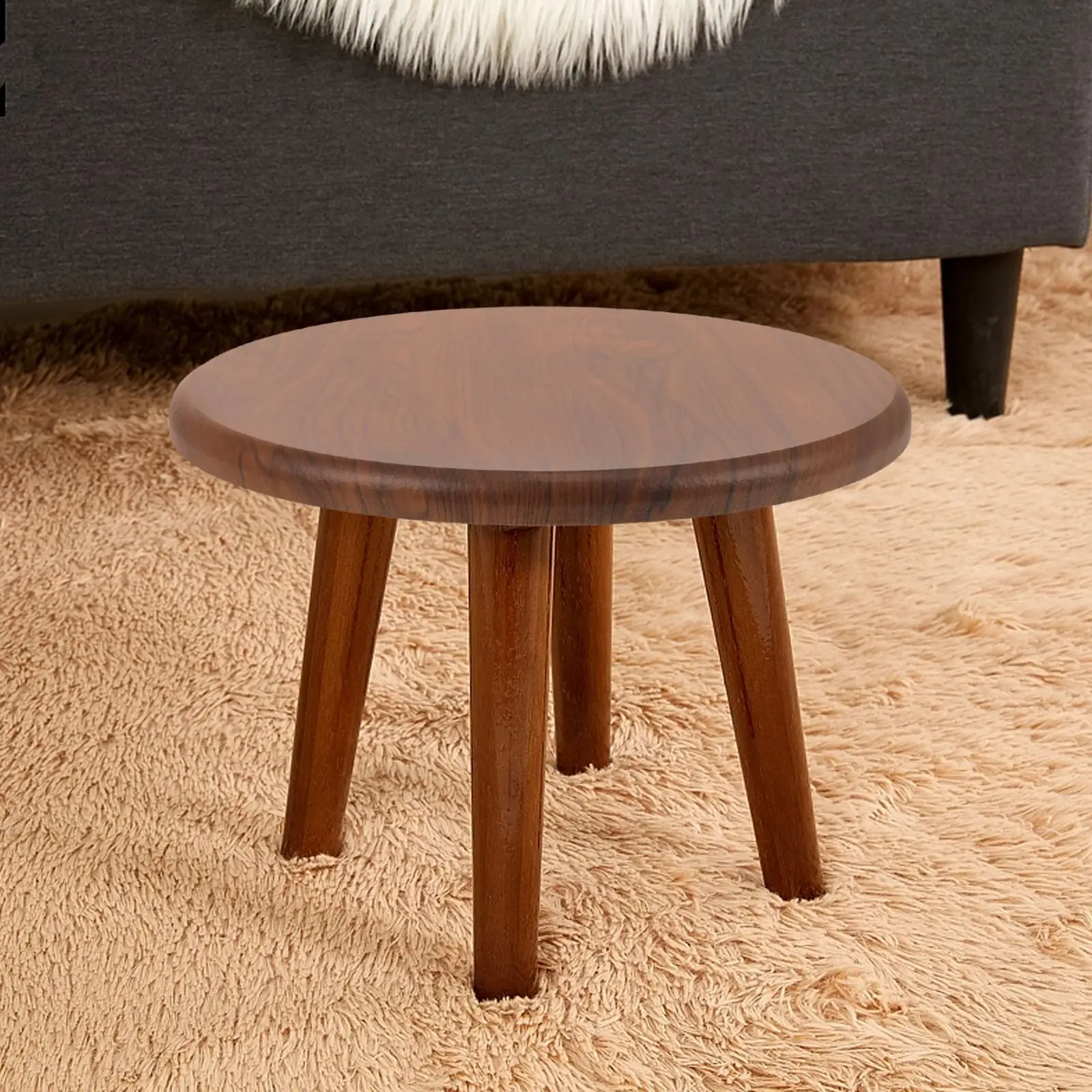 Wooden Round Stool Seat Dining Table Bar Chair Top Seats Chair Surface Cover Furniture Replacement Part Surface for Canteen