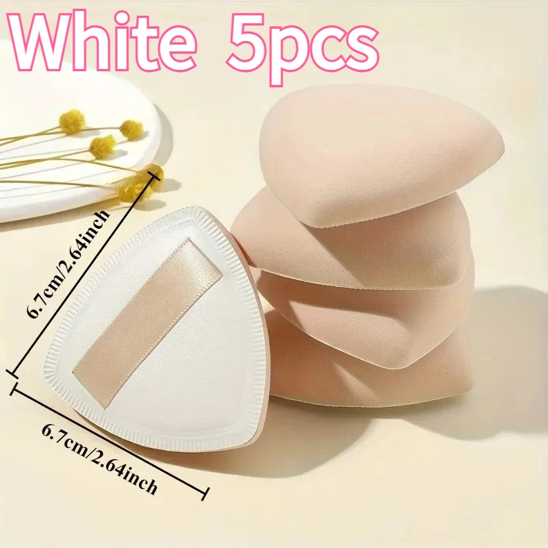 5 Stück Trocken-Nass-Make-up-Puff für den doppelten Gebrauch, Marshmallow-weicher Schwamm, Air Cushion Puderquaste für das tägliche Foundation-Make-up – Detail 9