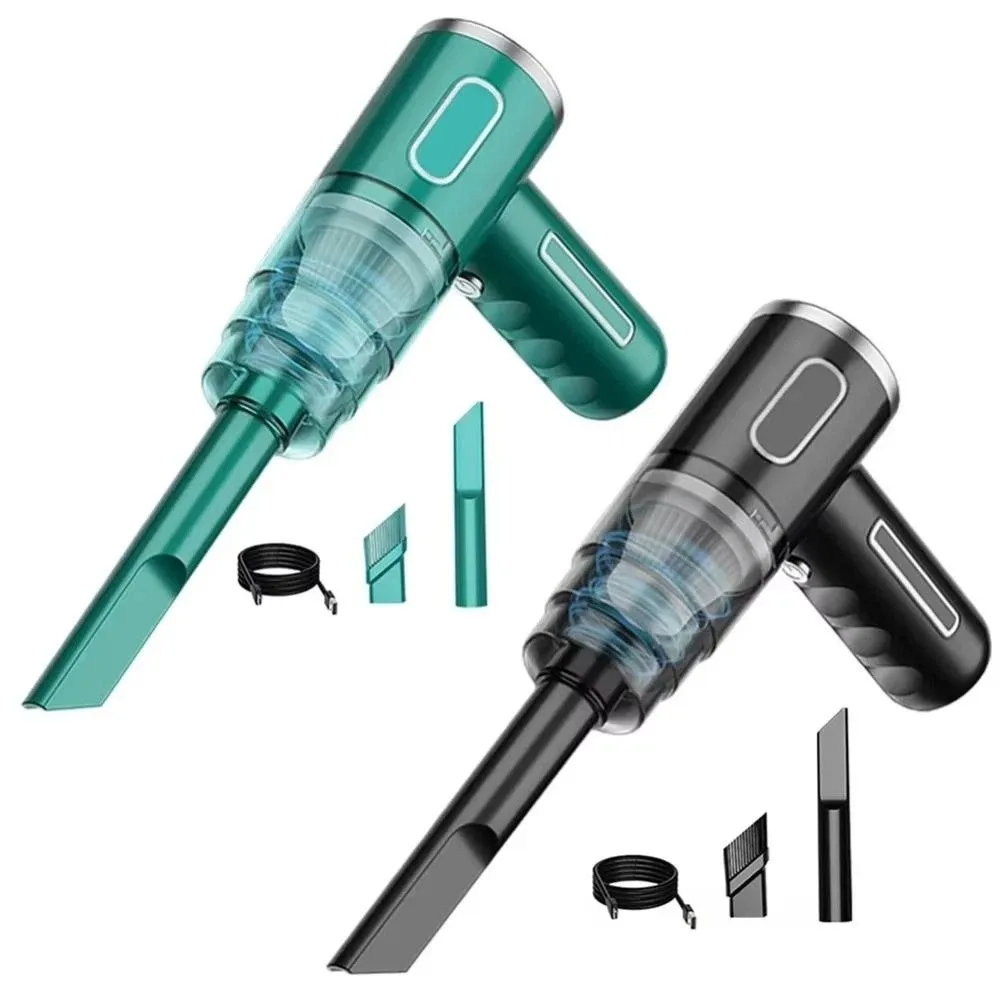Powerful Suction Car Dust Collector Set Electric Cordless Handheld Vacuum Mini Blower Detachable Car Vacuum Cleaner Dust Removal