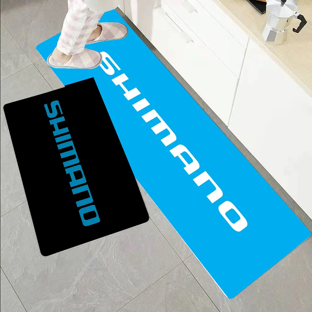 

S-SHIMANO Floor Mat Graphic Printed Flannel Doormats For Bathroom Kitchen Entrance Carpet Home Decor