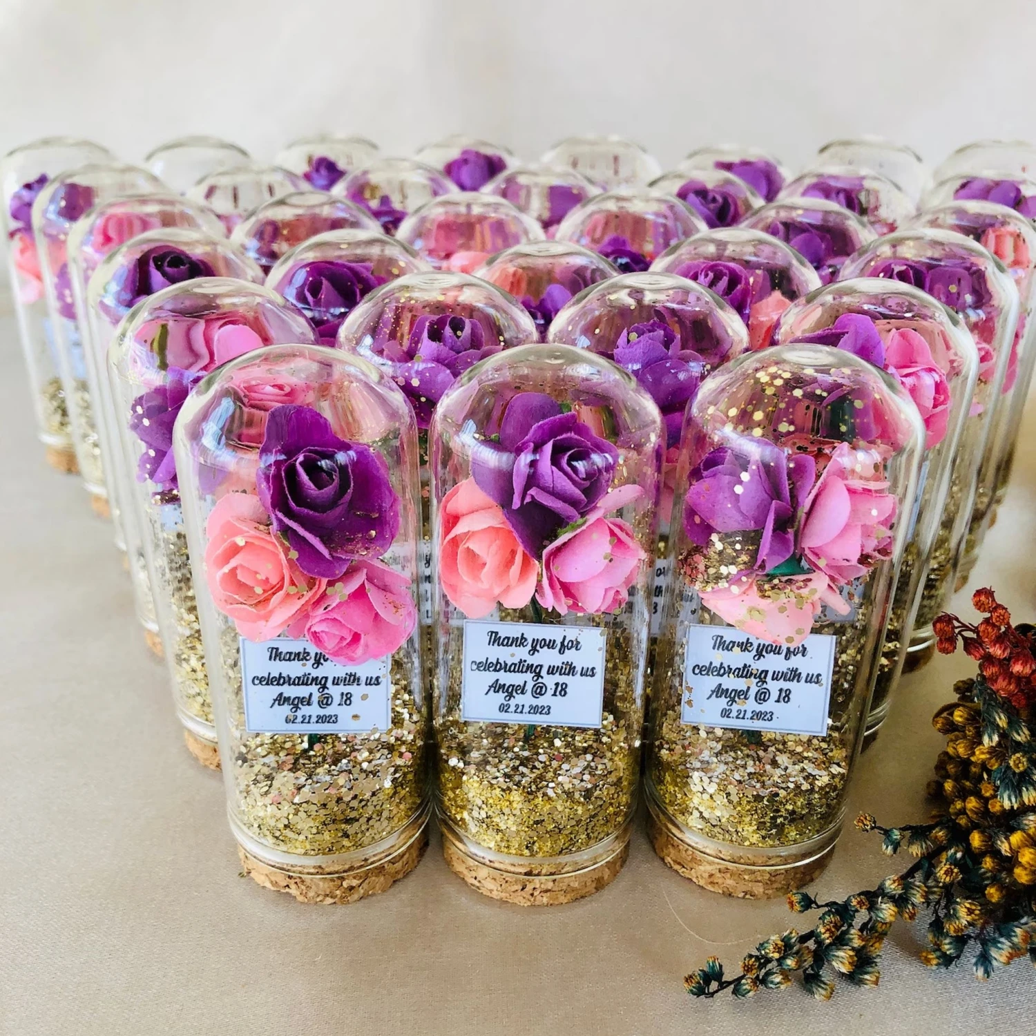 

10 pcs 1-100Pcs Custom Wedding Guest Gift, Personalized Favors for Special Occasions like Engagements, Baby Baptisms Birthdays a