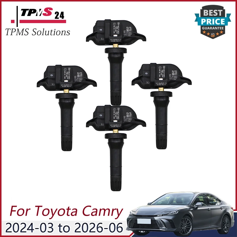 

TPMS 433MHZ Tire Pressure Sensor PMV-G101 PMV-E105 For Toyota Camry ALLION Crown Levin Prius Corolla Vellfire Lexus IS LS Series