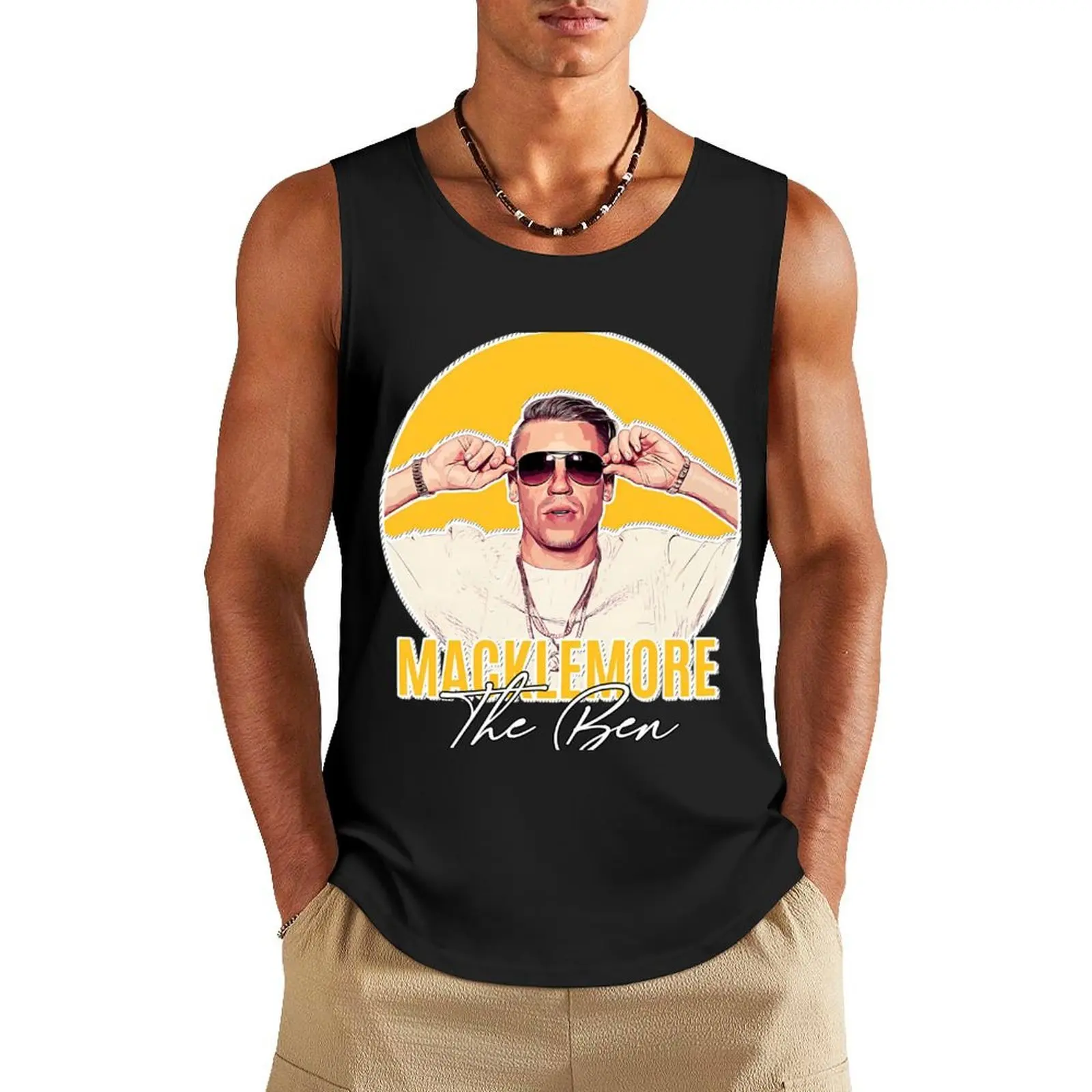 

macklemore - the ben Tank Top Sleeveless T-shirt bodybuilding men clothes sleeveless Men's t-shirts