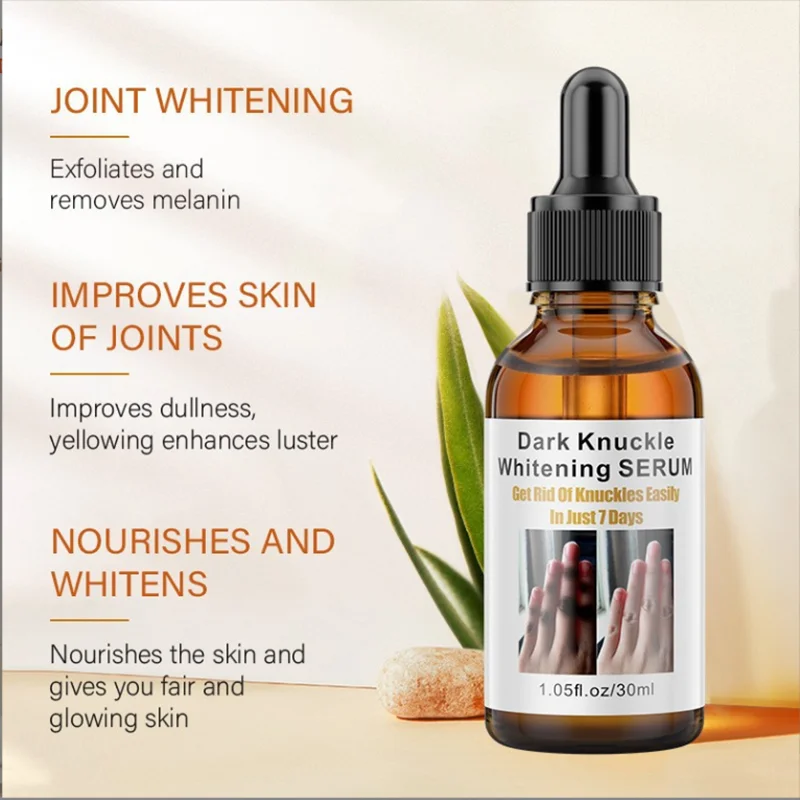 30ml Whitening Serum 7 Days Remover Get Rid Of Dark Knees Dark Knuckle Elbow Cream Nicotinamide Brighten Skin Tone