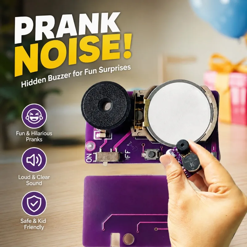 Funny Prank Trick Toy Hidden Annoying Sound Device Stress Relief Buzzing Maker Practical Joke Prop Surprise Teasing Noise Tool