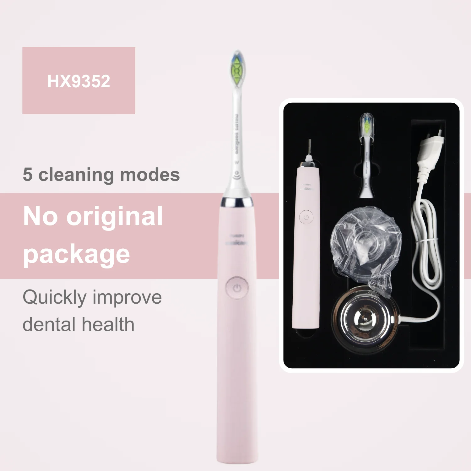 Philips Sonicare DiamondClean HX9352, No Original Box, Deep Clean