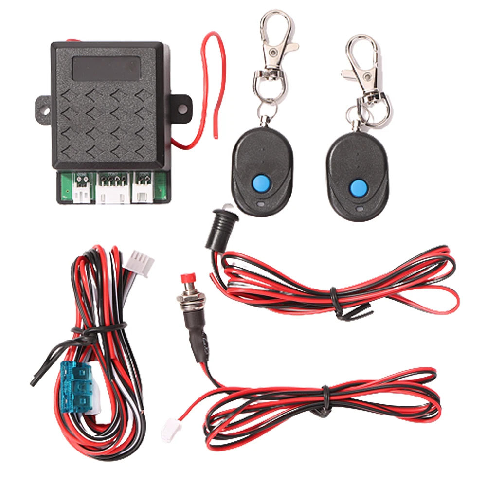 Wireless Engine Locking Alarm System 12V Anti-Hijacking Auto Intelligent Immobilizer Universal Protection Vehicle Accessories