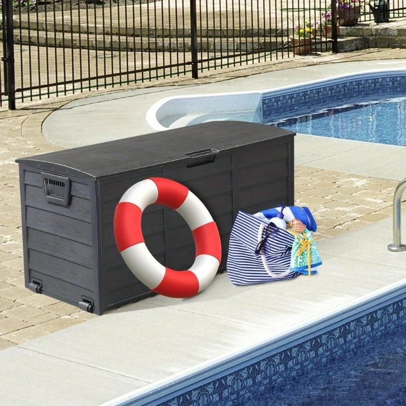 

Deck Box Outdoor Storage Box for Patio Furniture Cushions Gardening Tools