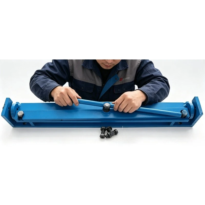 Portable Manual Plate Folding Tool DIY Household Iron Sheet Bending Processing Equipment