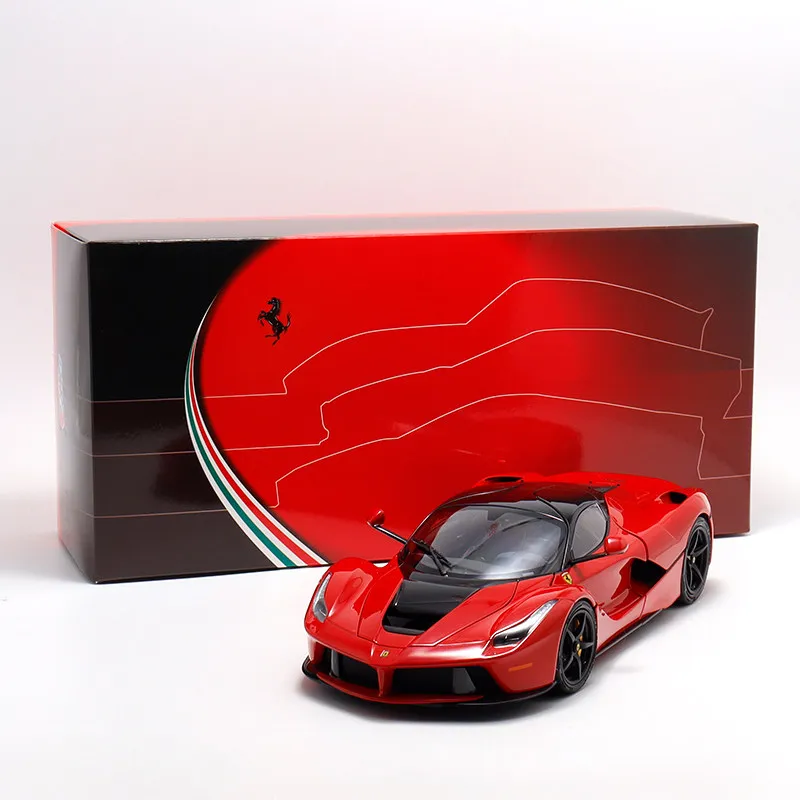 BBR 1:18 Ferrari LaFerrari Red Corsa Diecast Alloy Simulation High Detail Collectible Car Model Toy Vehicle Display Perfect Gift