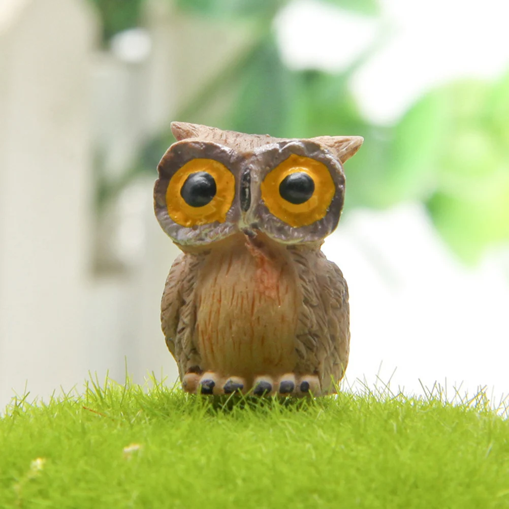 

Owl Succulent Ornaments Craft Decoration Miniature Micro Landscape
