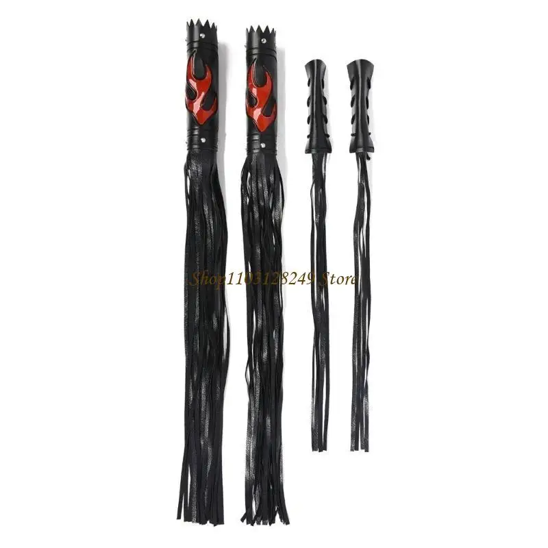 

N5KD Мотоциклевая кожаная руль ручка, 1 Sethandlebar Grip Tassels Motorcycle PU