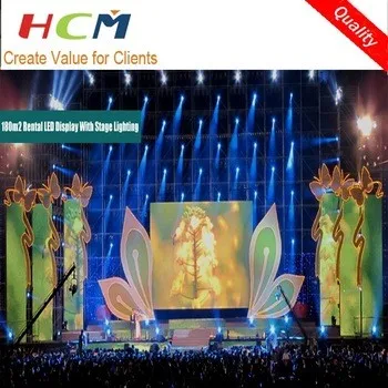 4*3m LED لوحة الحائط الفيديو P3.91 داخلي/خارجي المرحلة تأجير شاشة عرض LED عالية الدقة شاشة LED خارجية #4